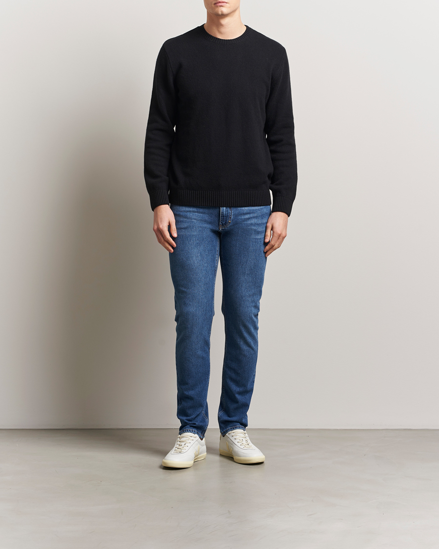 Herr | Jeans | J.Lindeberg | Jax Washed Slim Jeans Mid Blue