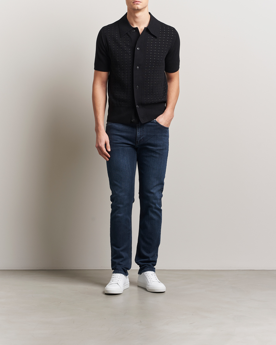 Herr | Jeans | J.Lindeberg | Jax Washed Slim Jeans Dark Blue