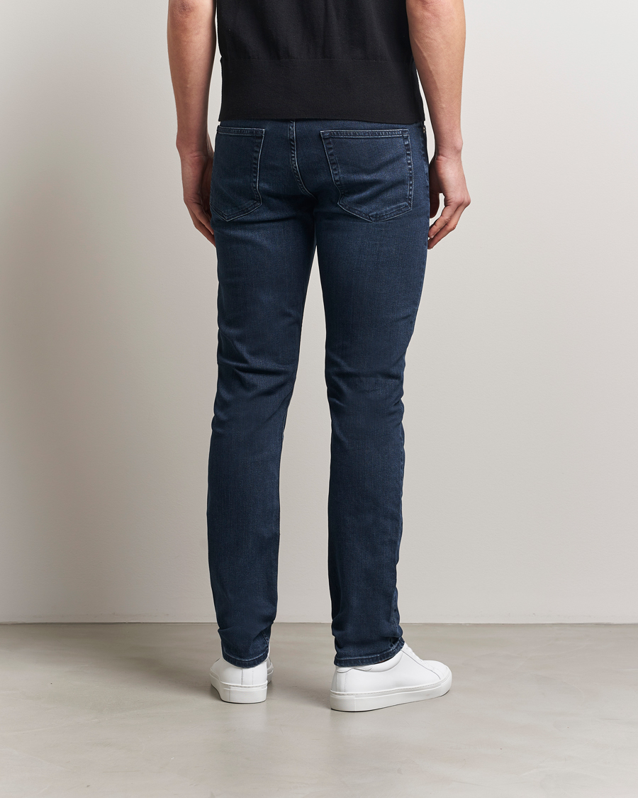 Herr | Jeans | J.Lindeberg | Jax Washed Slim Jeans Dark Blue