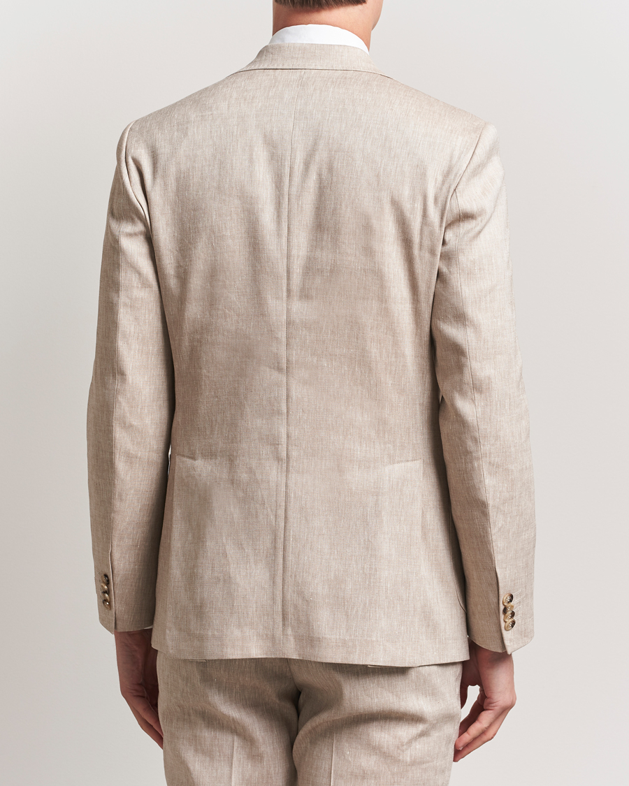 Herr | Kavajer | Morris Heritage | Linen Suit Blazer Beige