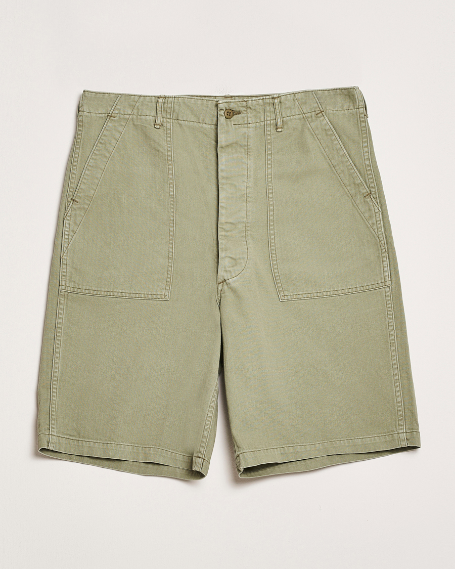 Herr | Shorts | orSlow | Summer Fatigue Shorts Green