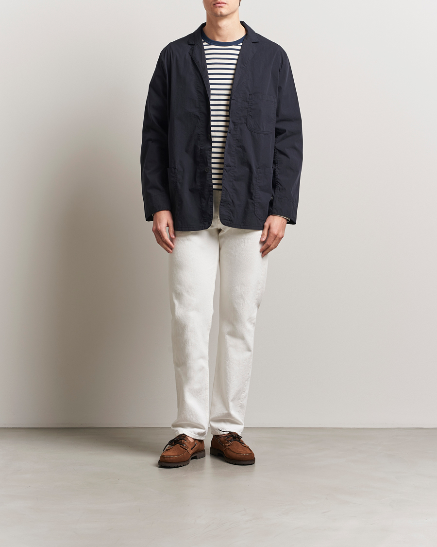 Herr | Kavajer | orSlow | Light Cotton Blazer Black
