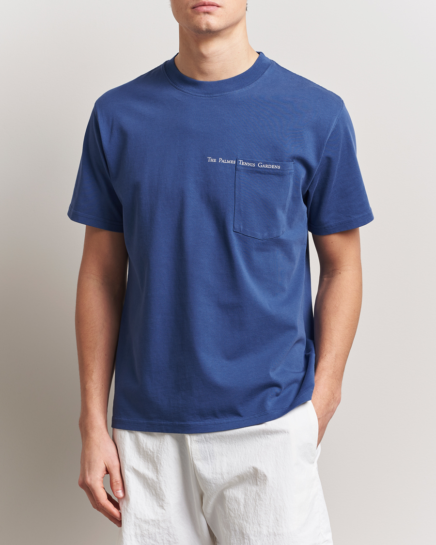 Herr | T-Shirts | Palmes | Garden Pocket T-Shirt Dark Blue