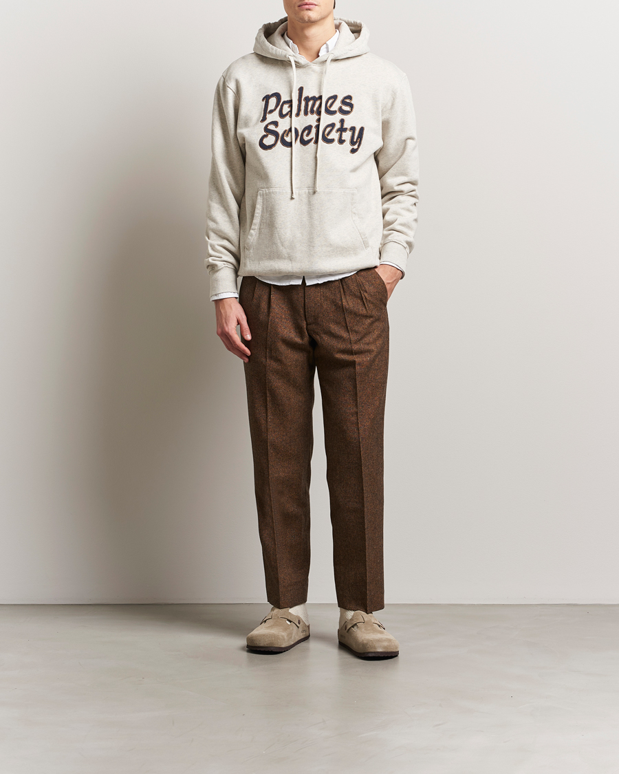 Herr | Tröjor | Palmes | Society Hoodie Oatmeal