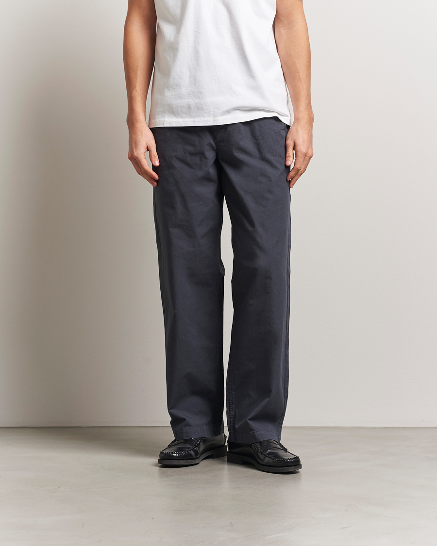 Herr | Byxor | Palmes | Lucien Ripstop Trousers Charcoal