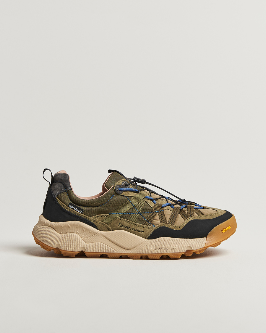 Herr | Business & Beyond | Flower Mountain | Iwano 2 Suede/Nylon Trail Sneaker Green