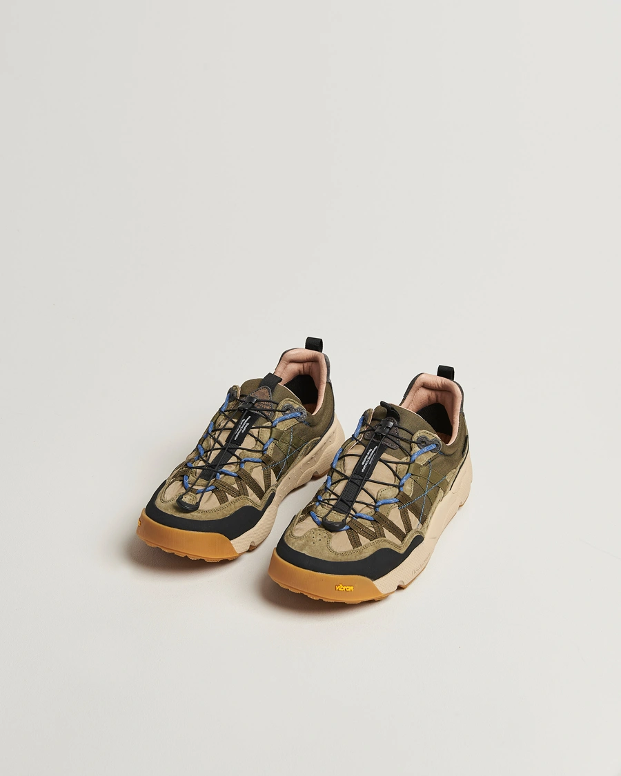 Herr | Business & Beyond | Flower Mountain | Iwano 2 Suede/Nylon Trail Sneaker Green