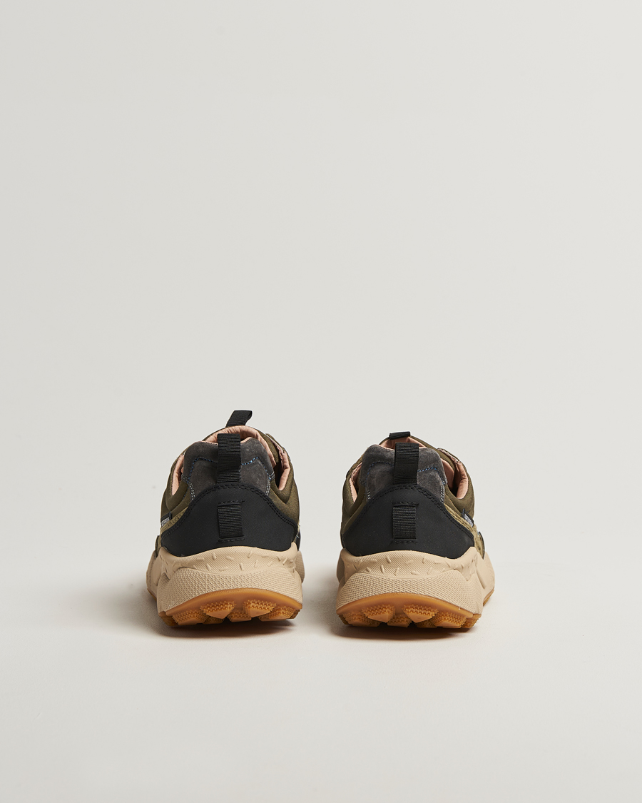 Herr | Business & Beyond | Flower Mountain | Iwano 2 Suede/Nylon Trail Sneaker Green