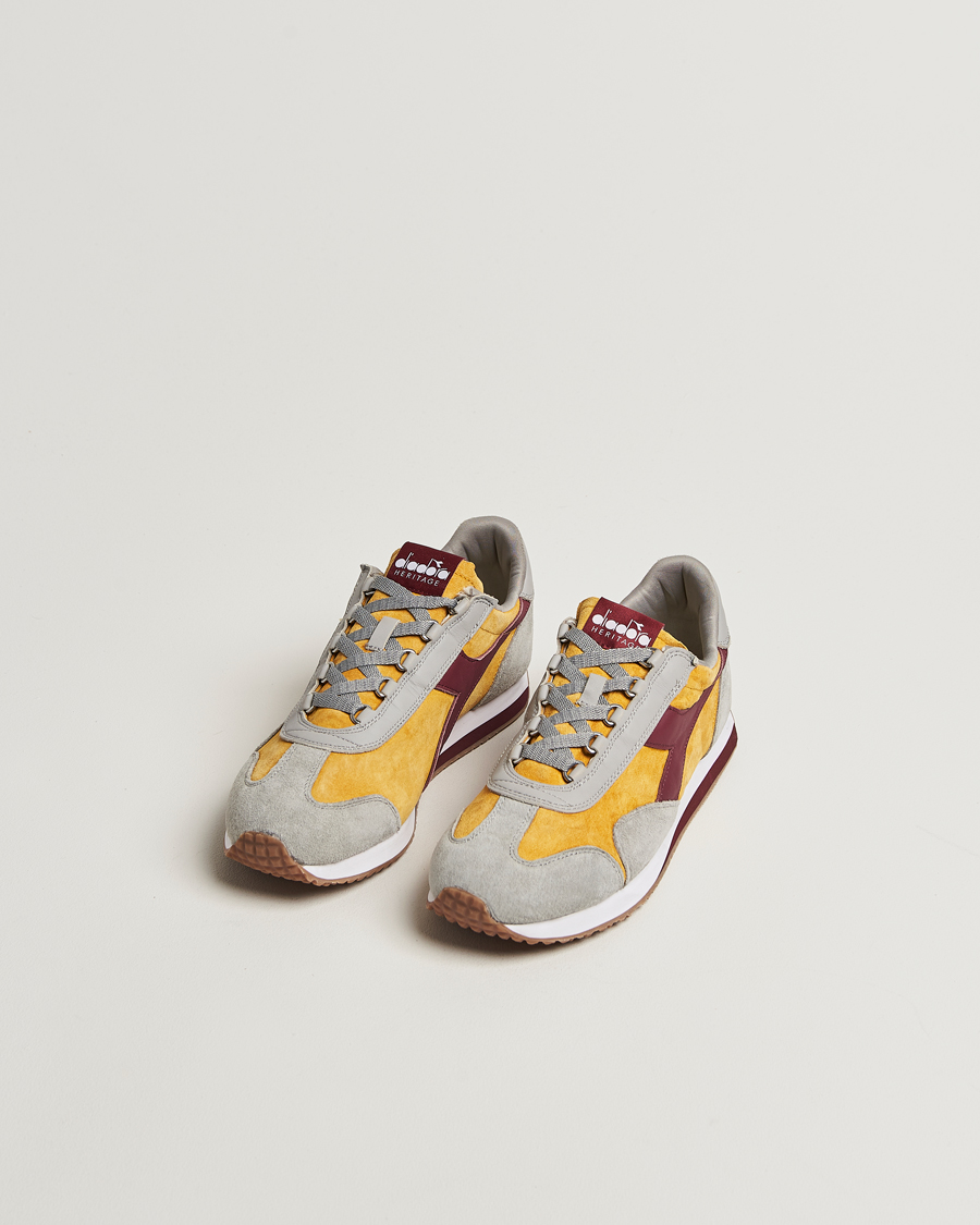 Herr | Sneakers | Diadora | Equipe 75 Running Sneaker Grey/Yellow