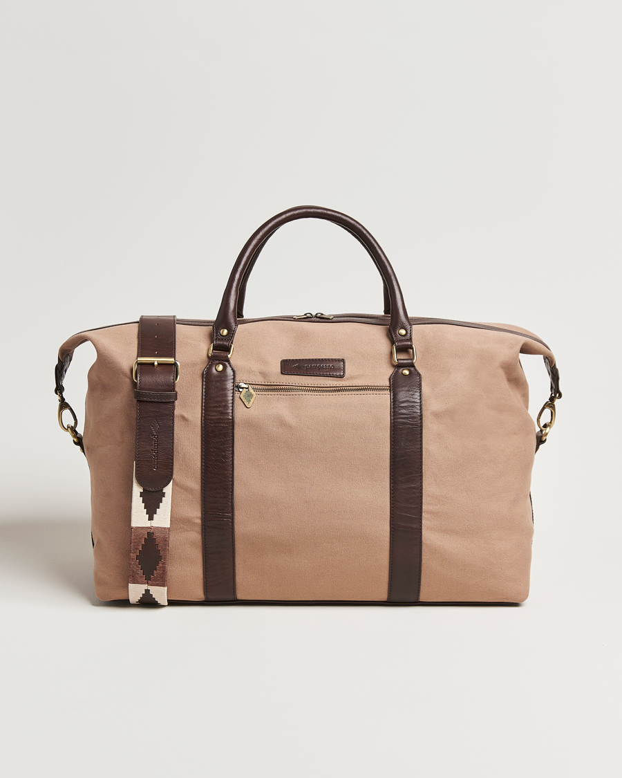 Herr | Väskor | Pampeano | Cabballero Large Canvas Weekend Bag Khaki