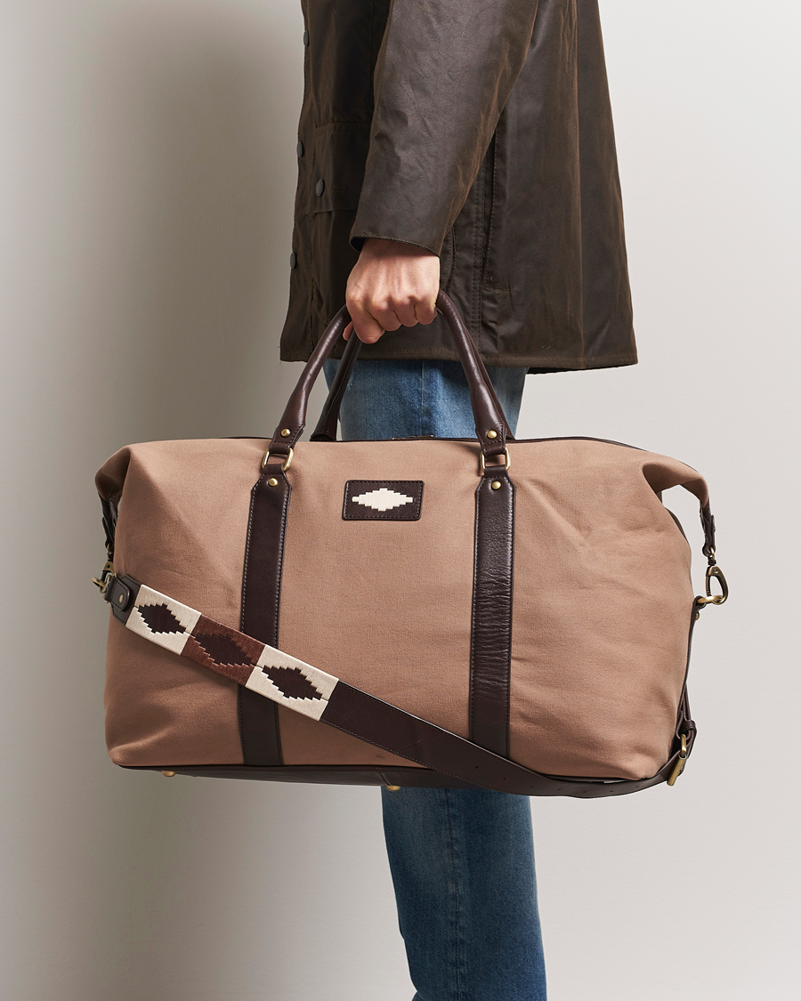 Herr | Väskor | Pampeano | Cabballero Large Canvas Weekend Bag Khaki