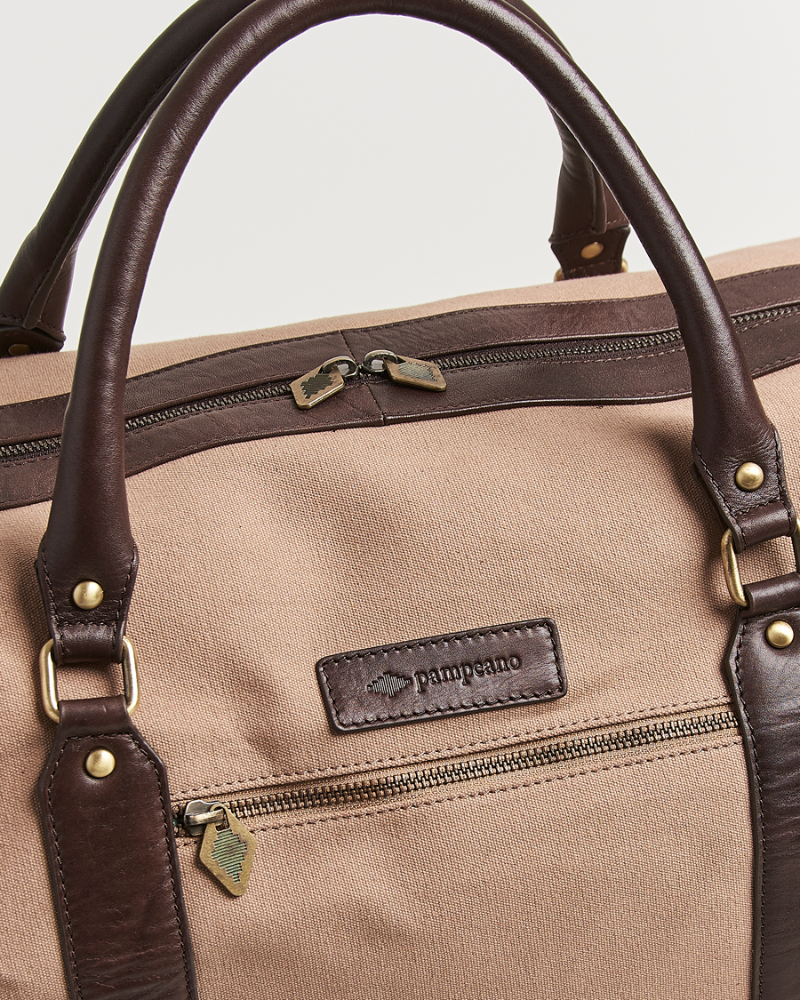 Herr | Väskor | Pampeano | Cabballero Large Canvas Weekend Bag Khaki