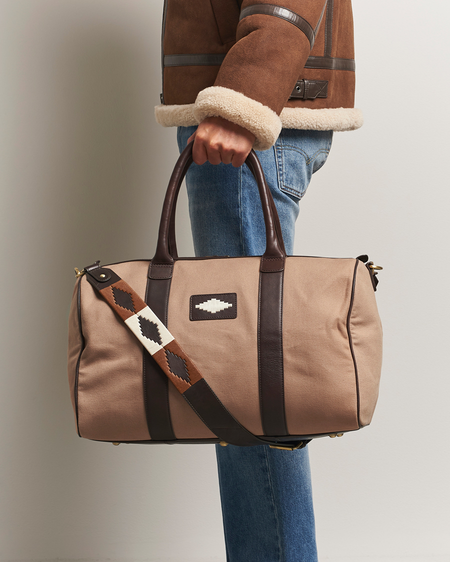 Herr | Väskor | Pampeano | Varon Small Canvas Weekend Bag Khaki