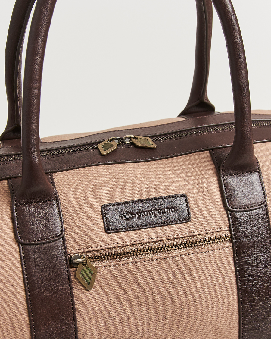 Herr | Väskor | Pampeano | Varon Small Canvas Weekend Bag Khaki