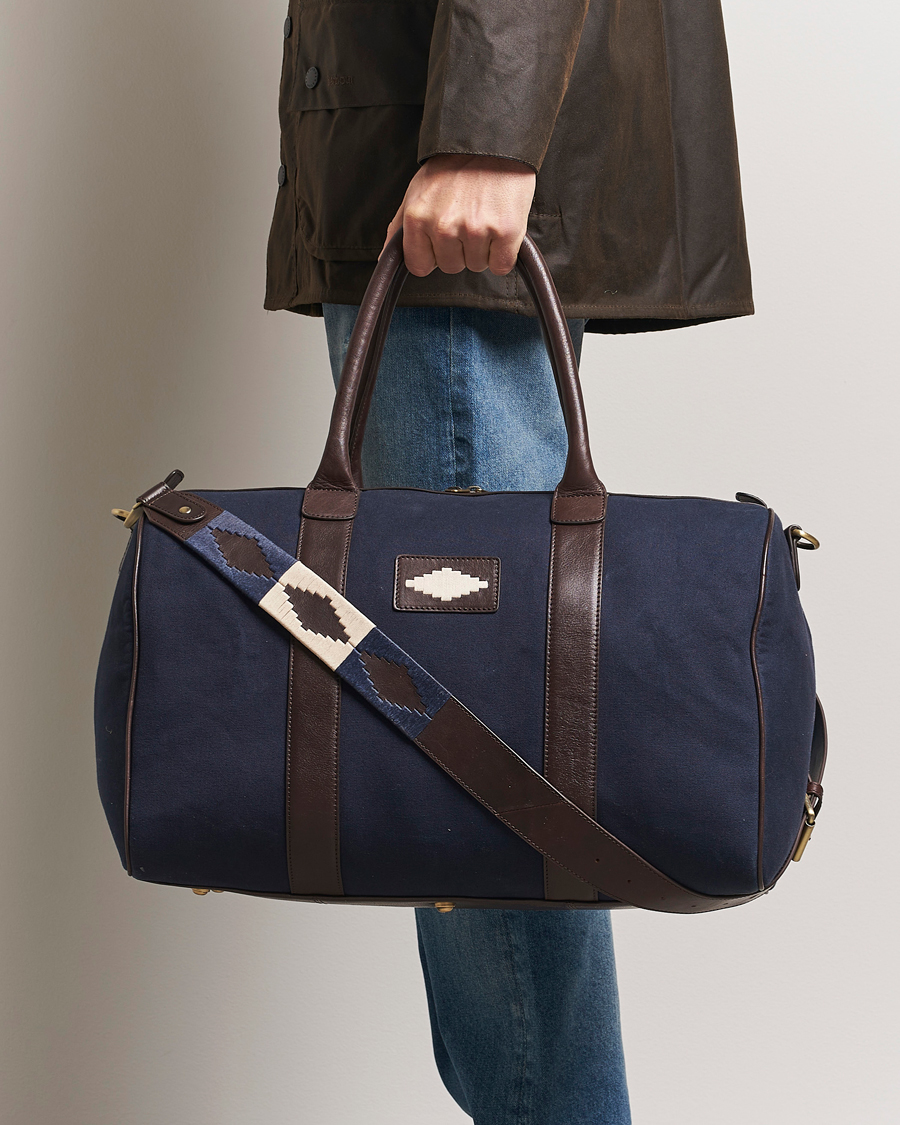 Herr | Väskor | Pampeano | Varon Small Canvas Weekend Bag Navy