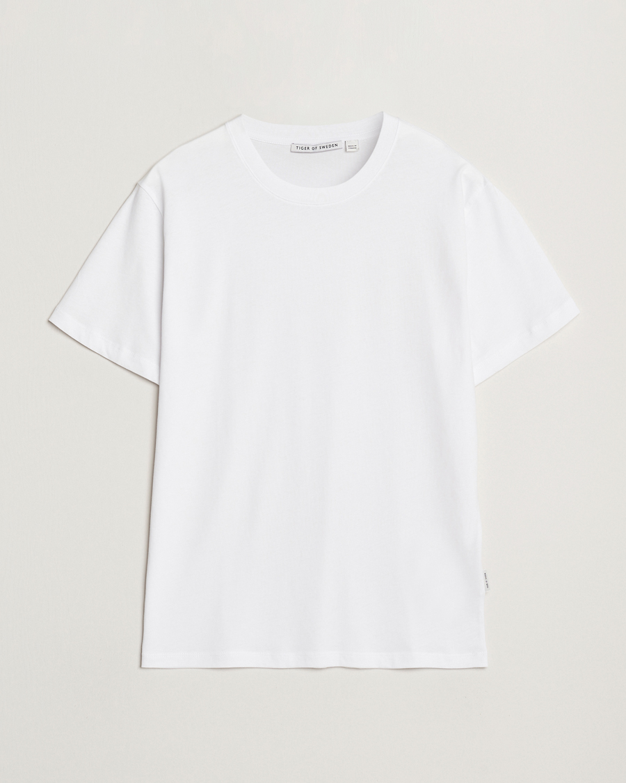 Herr | T-Shirts | Tiger of Sweden | Dillan Crew Neck T-Shirt White