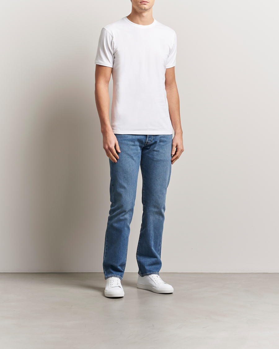 Herr | T-Shirts | Tiger of Sweden | Heimdal 2-Pack Crew Neck T-Shirt White