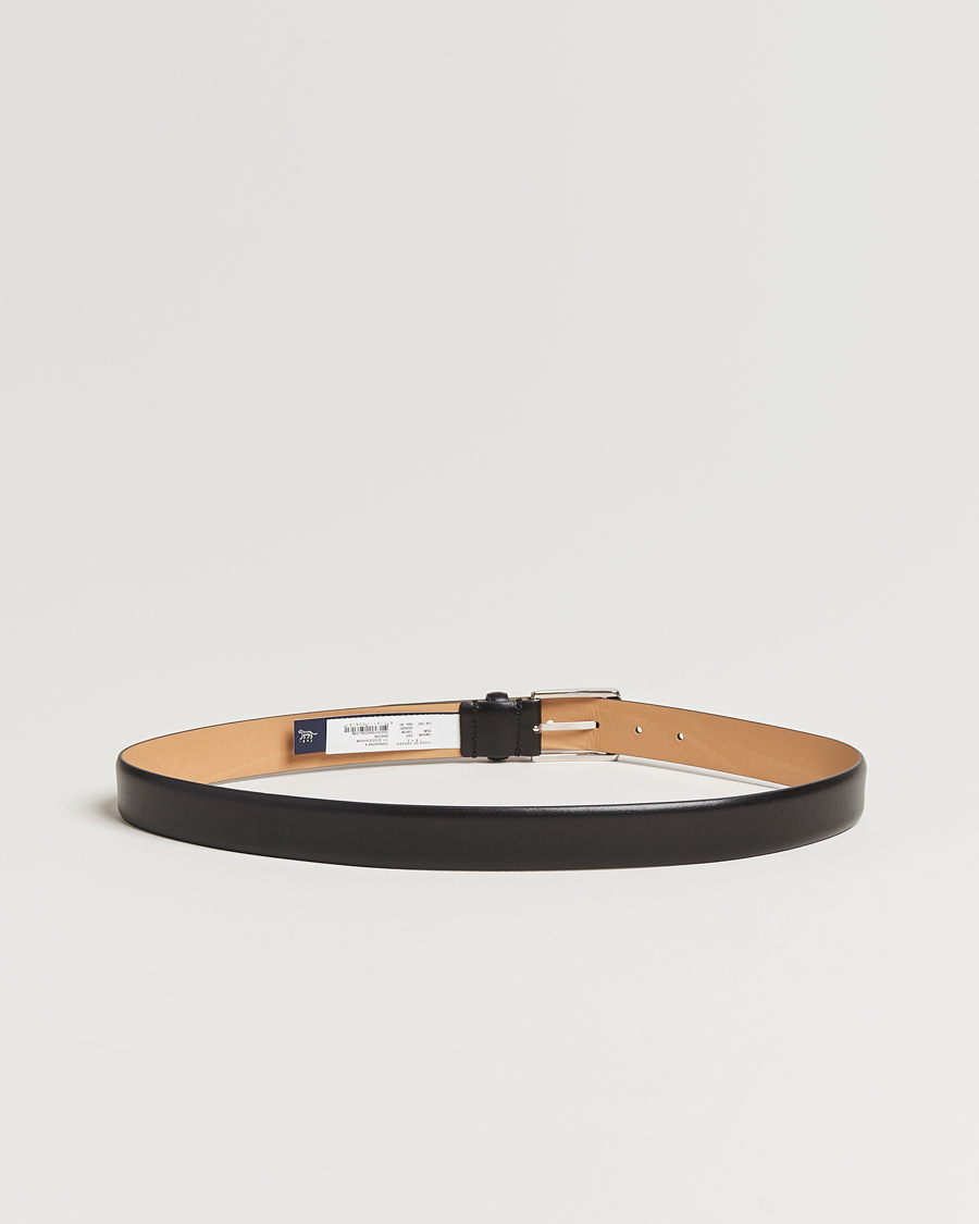 Herr | Bälten | Tiger of Sweden | Asenby Leather 3 cm Belt Black
