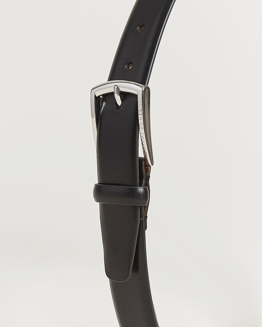 Herr | Bälten | Tiger of Sweden | Asenby Leather 3 cm Belt Black