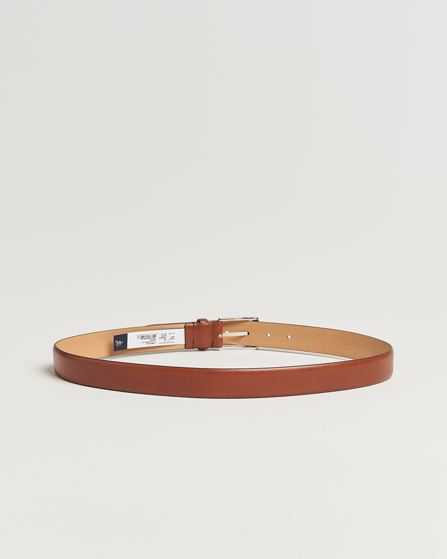 Herr | Bälten | Tiger of Sweden | Asenby Leather 3 cm Belt Cognac