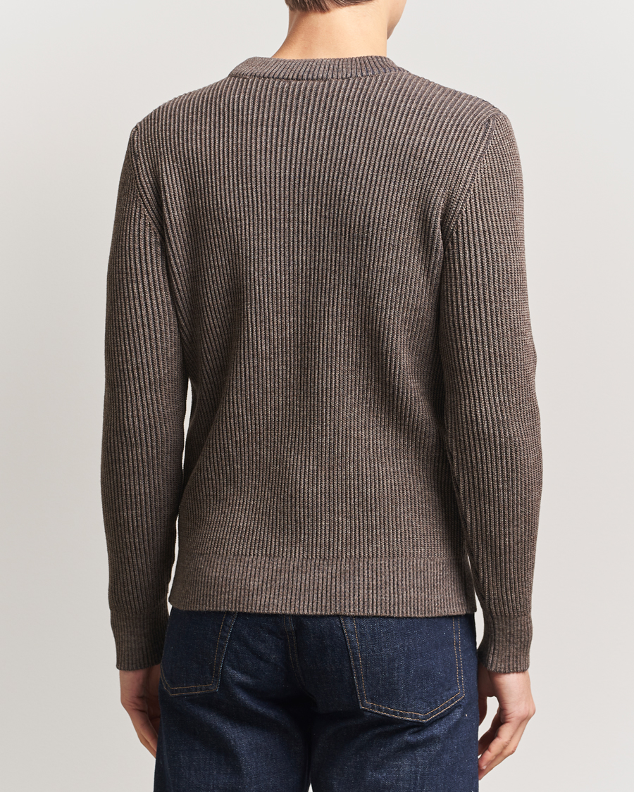 Herr | Tröjor | S.N.S. Herning | Fender Wool Crew Neck Terra Brown