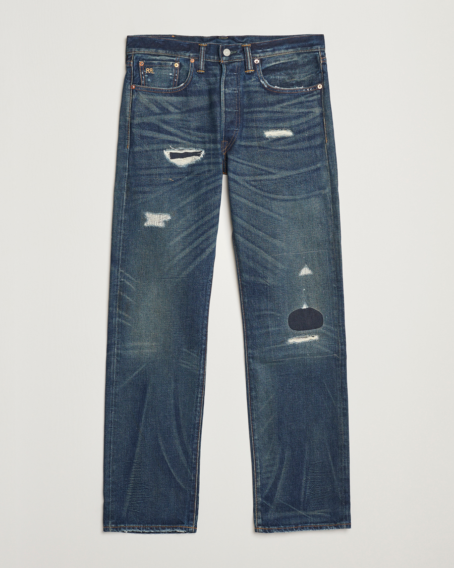 Herr | Jeans | RRL | Straight Fit 5-Pocket Denim Hawley Wash