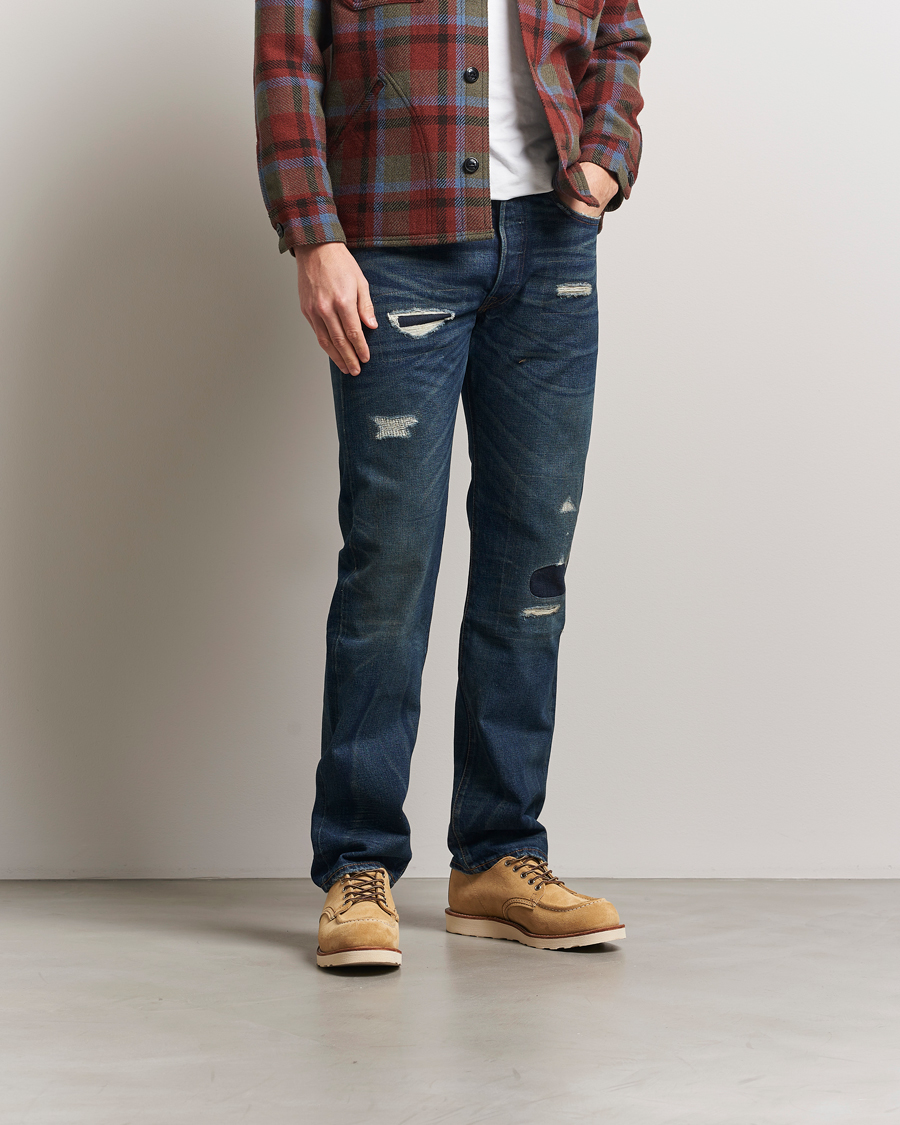 Herr | Jeans | RRL | Straight Fit 5-Pocket Denim Hawley Wash