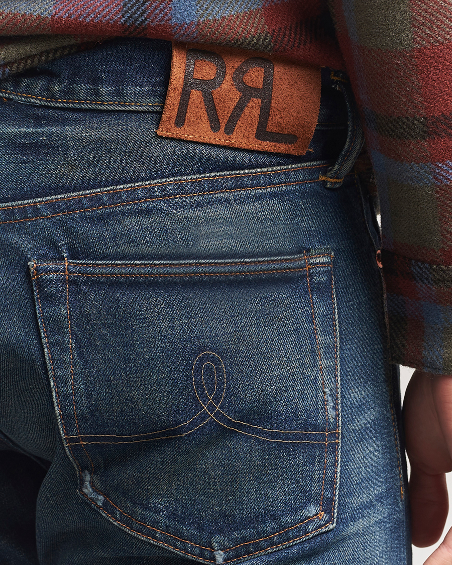 Herr | Jeans | RRL | Straight Fit 5-Pocket Denim Hawley Wash