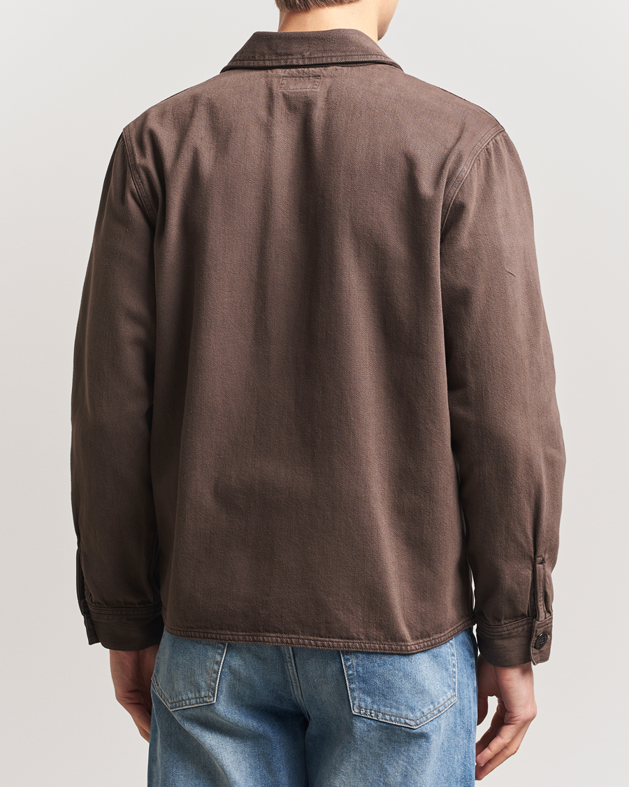 Herr | Jackor | RRL | Elmore Shirt Jacket Dark Brown