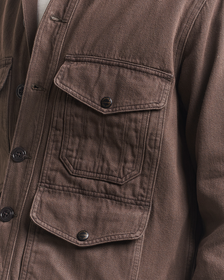 Herr | Jackor | RRL | Elmore Shirt Jacket Dark Brown