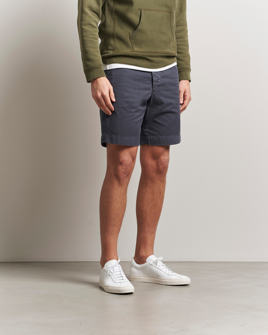 Herr | Shorts | RRL | Officers Flat Shorts Navy