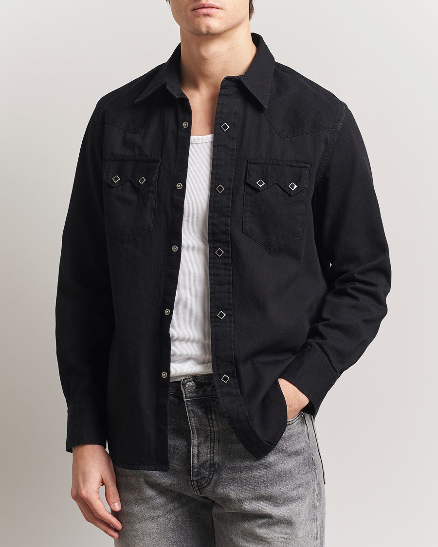 Herr | Skjortor | RRL | Sawtooth Western Shirt Black