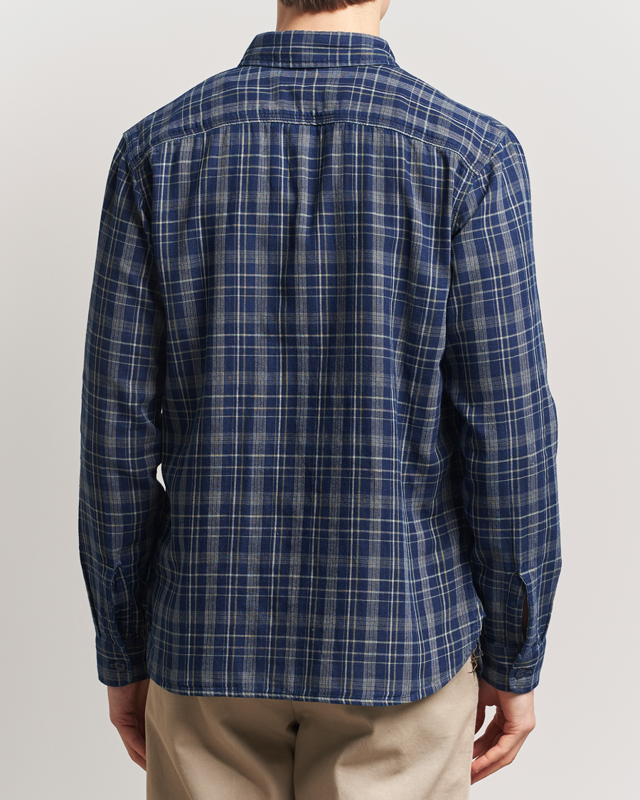 Herr | Skjortor | RRL | Matlock Double Pocket Shirt Indigo Plaid