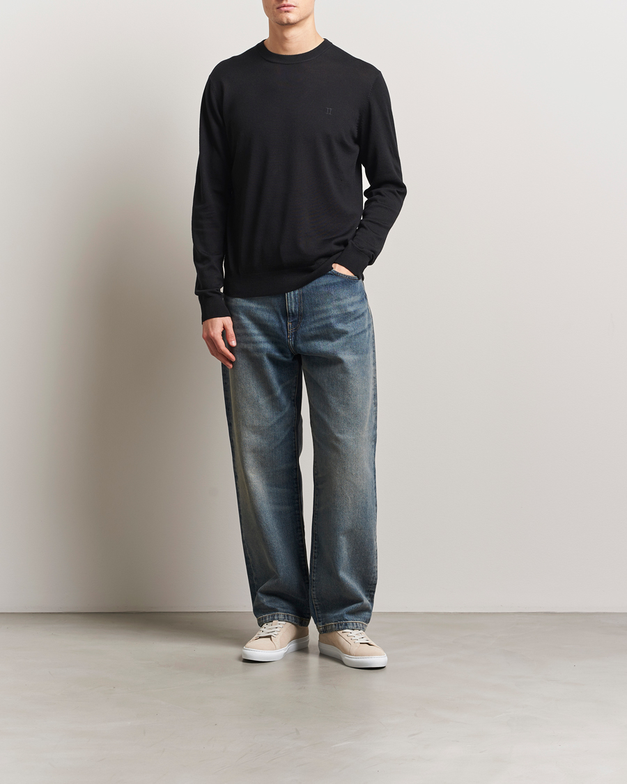 Herr | Tröjor | LES DEUX | Greyson Merino Knit Black