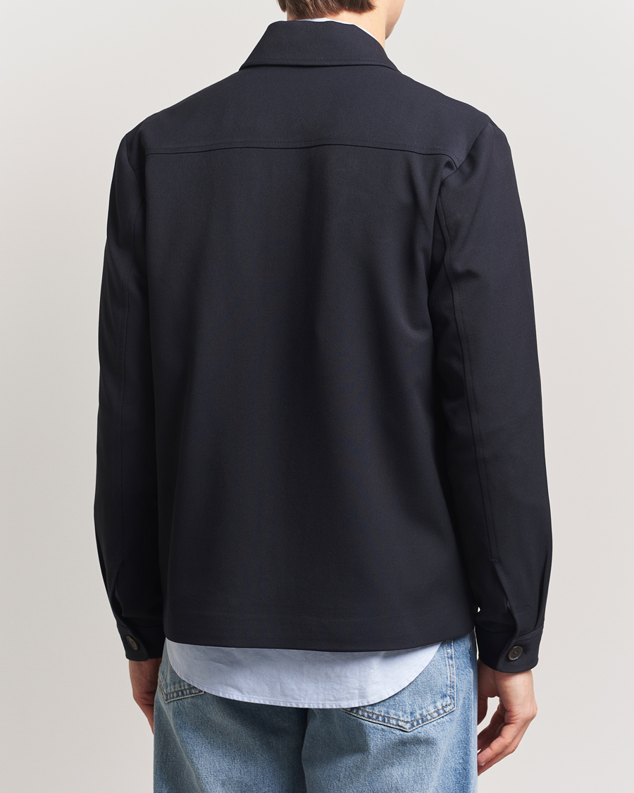 Herr | Skjortor | LES DEUX | Marsielle Hybrid Jacket Dark Navy