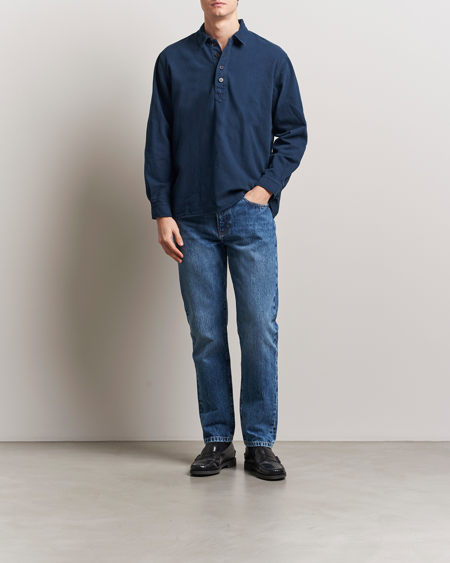 Herr | Jeans | Jeanerica | TM005 Tapered Jeans Ring Spun Mid Blue