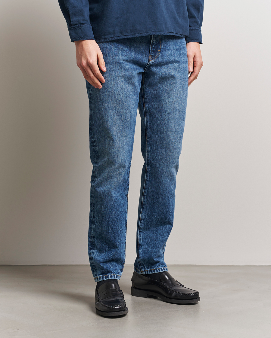 Herr | Jeans | Jeanerica | TM005 Tapered Jeans Ring Spun Mid Blue