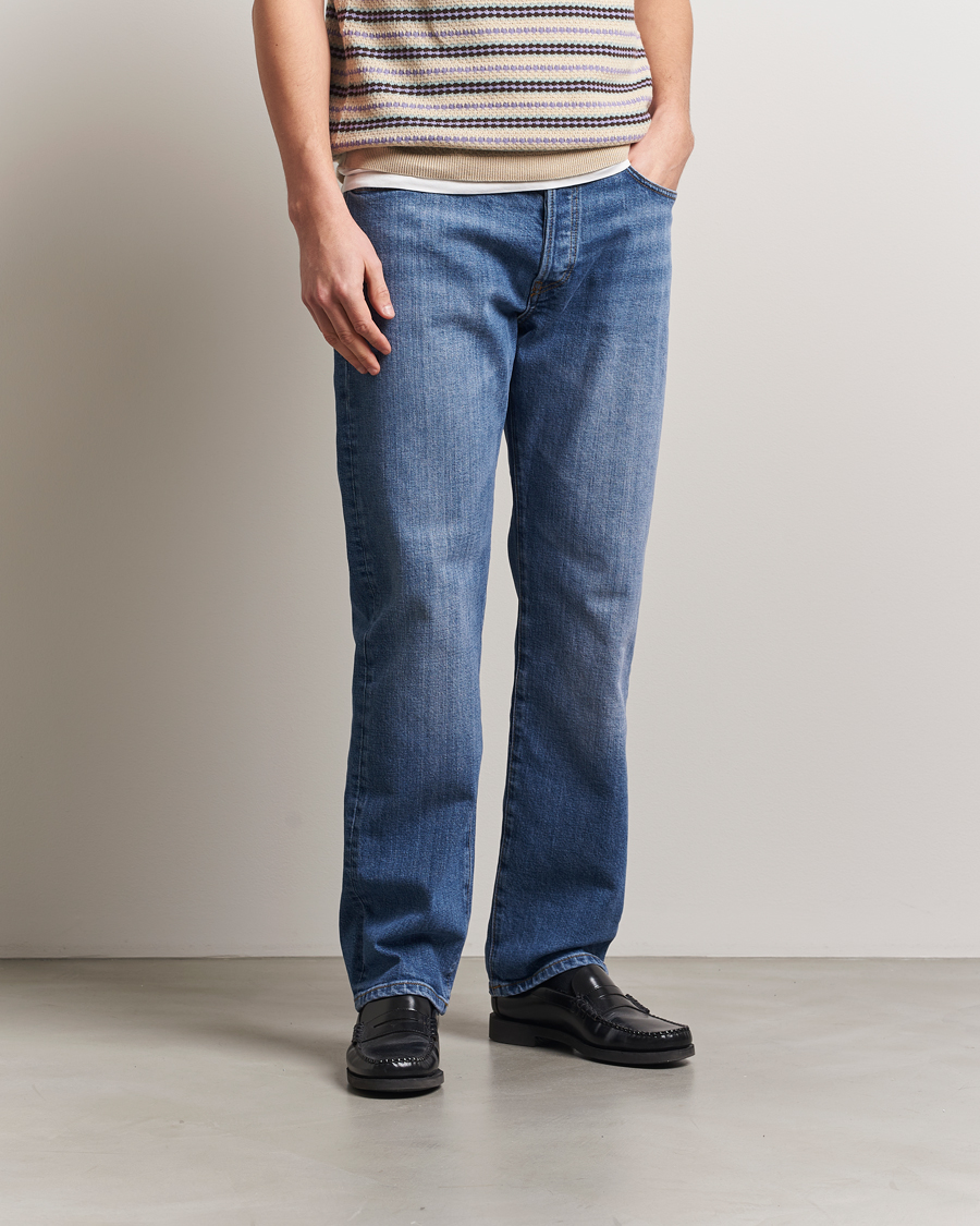 Herr | Jeans | Jeanerica | CM002 Classic Jeans Ring Spun Mid Blue