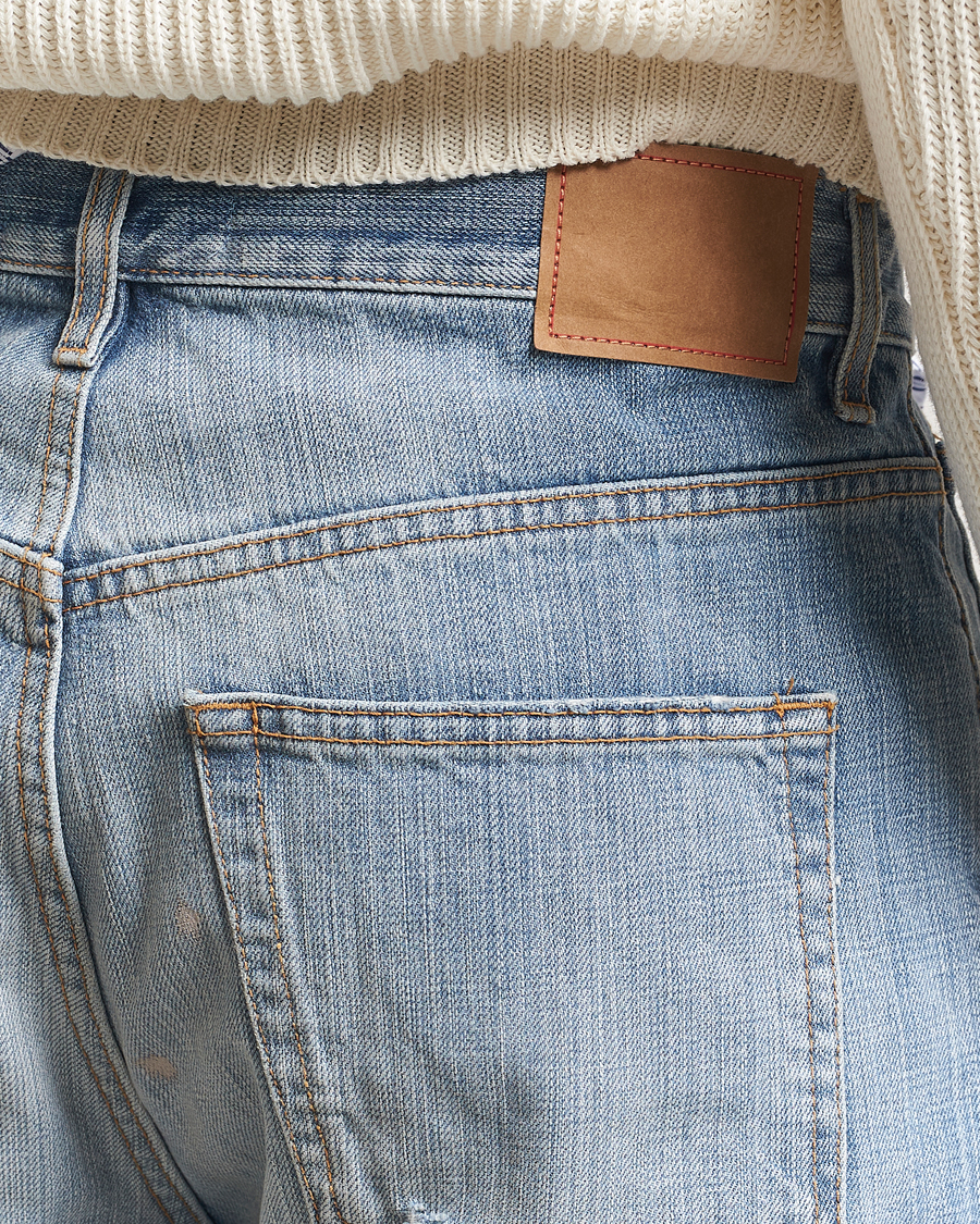Herr | Jeans | Jeanerica | VM009 Vega Jeans Light Blue Righe