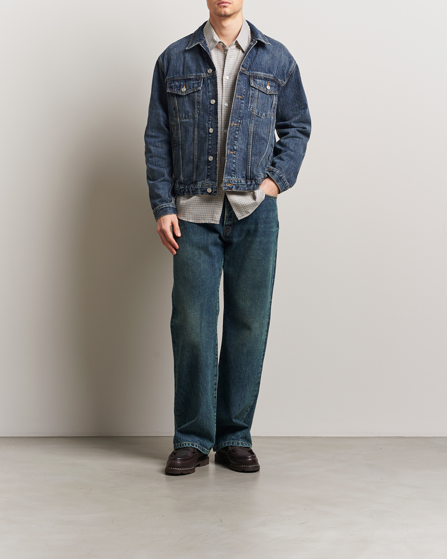 Herr | Jackor | Jeanerica | Joe Denim Jacket Dark Blue Righe