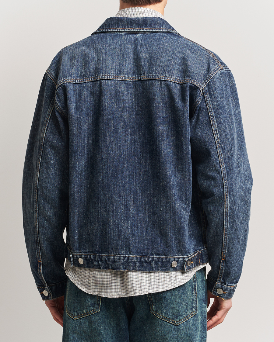 Herr | Jackor | Jeanerica | Joe Denim Jacket Dark Blue Righe