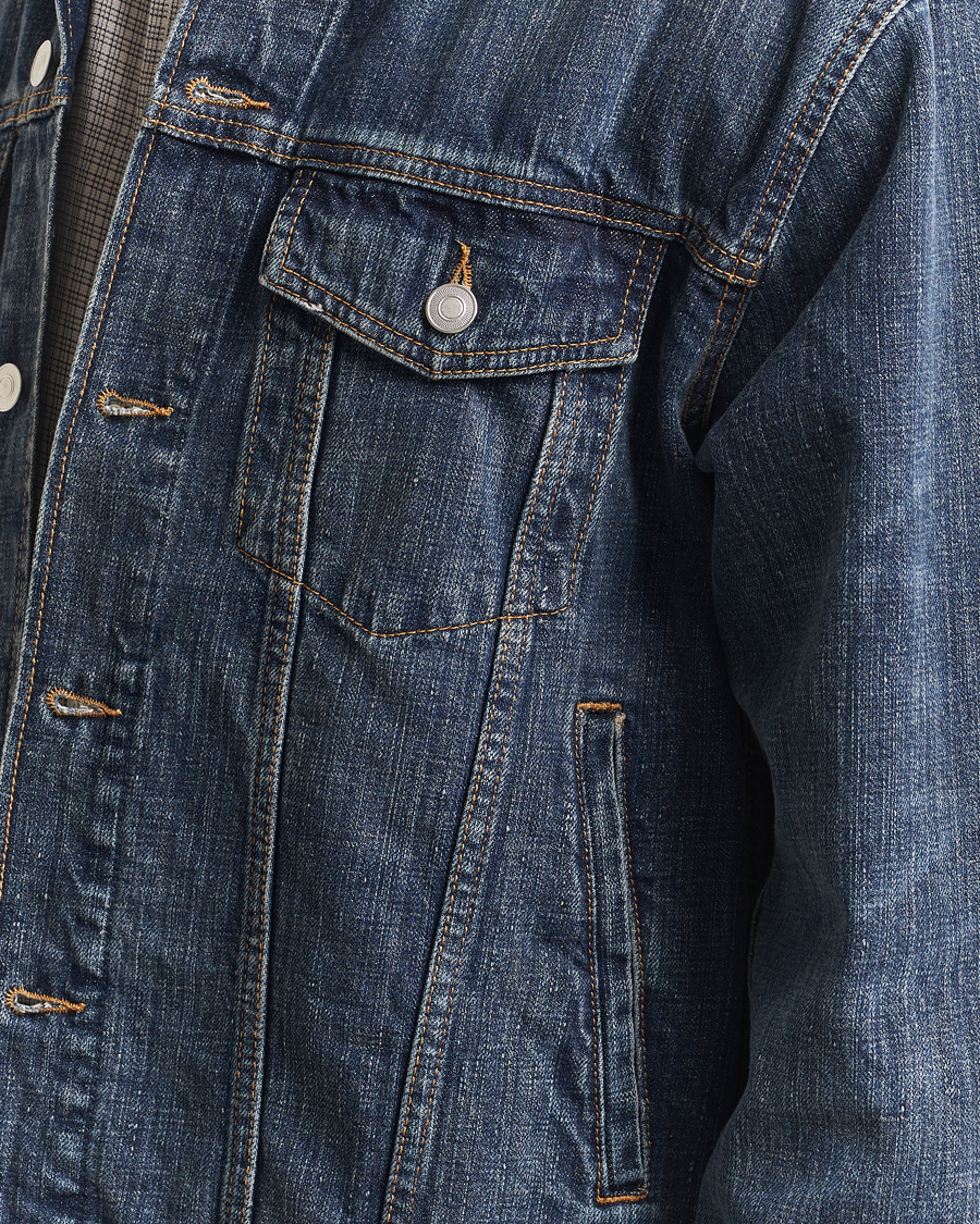 Herr | Jackor | Jeanerica | Joe Denim Jacket Dark Blue Righe