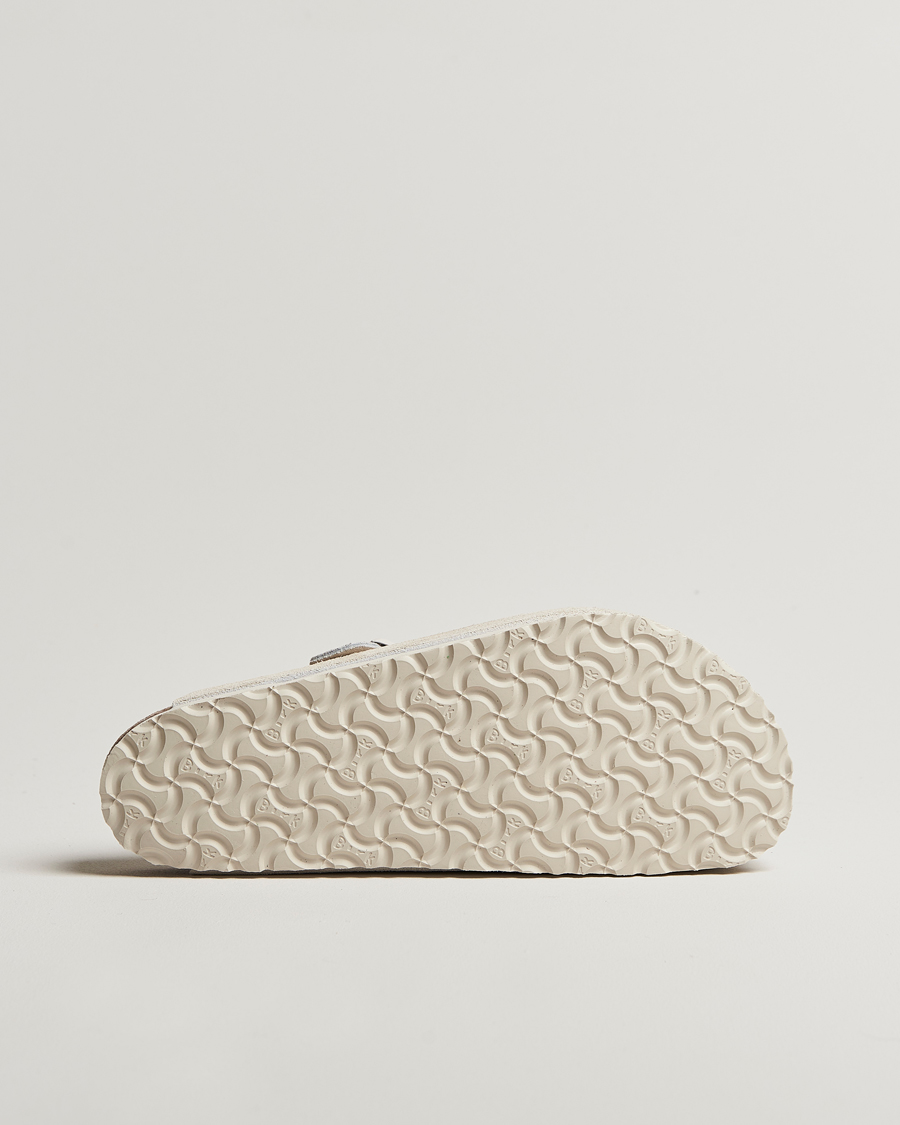 Herr | Sandaler & Tofflor | BIRKENSTOCK | Boston Soft Footbed Antique White Suede