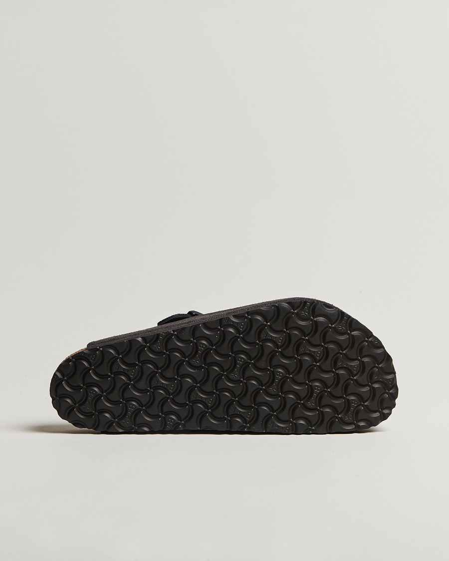 Herr | BIRKENSTOCK Boston Classic Footbed Velvet Grey Suede | BIRKENSTOCK | Boston Classic Footbed Velvet Grey Suede