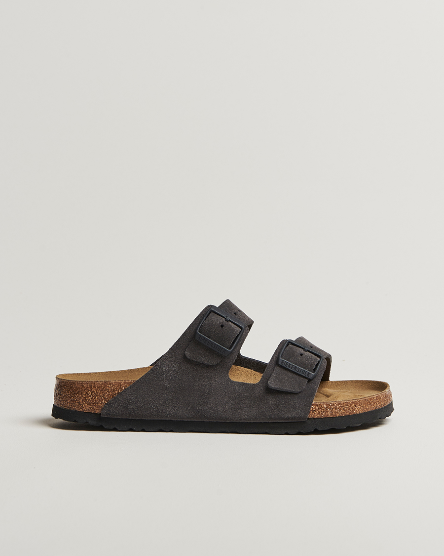 Herr | BIRKENSTOCK Arizona Classic Footbed Velvet Grey Suede | BIRKENSTOCK | Arizona Classic Footbed Velvet Grey Suede