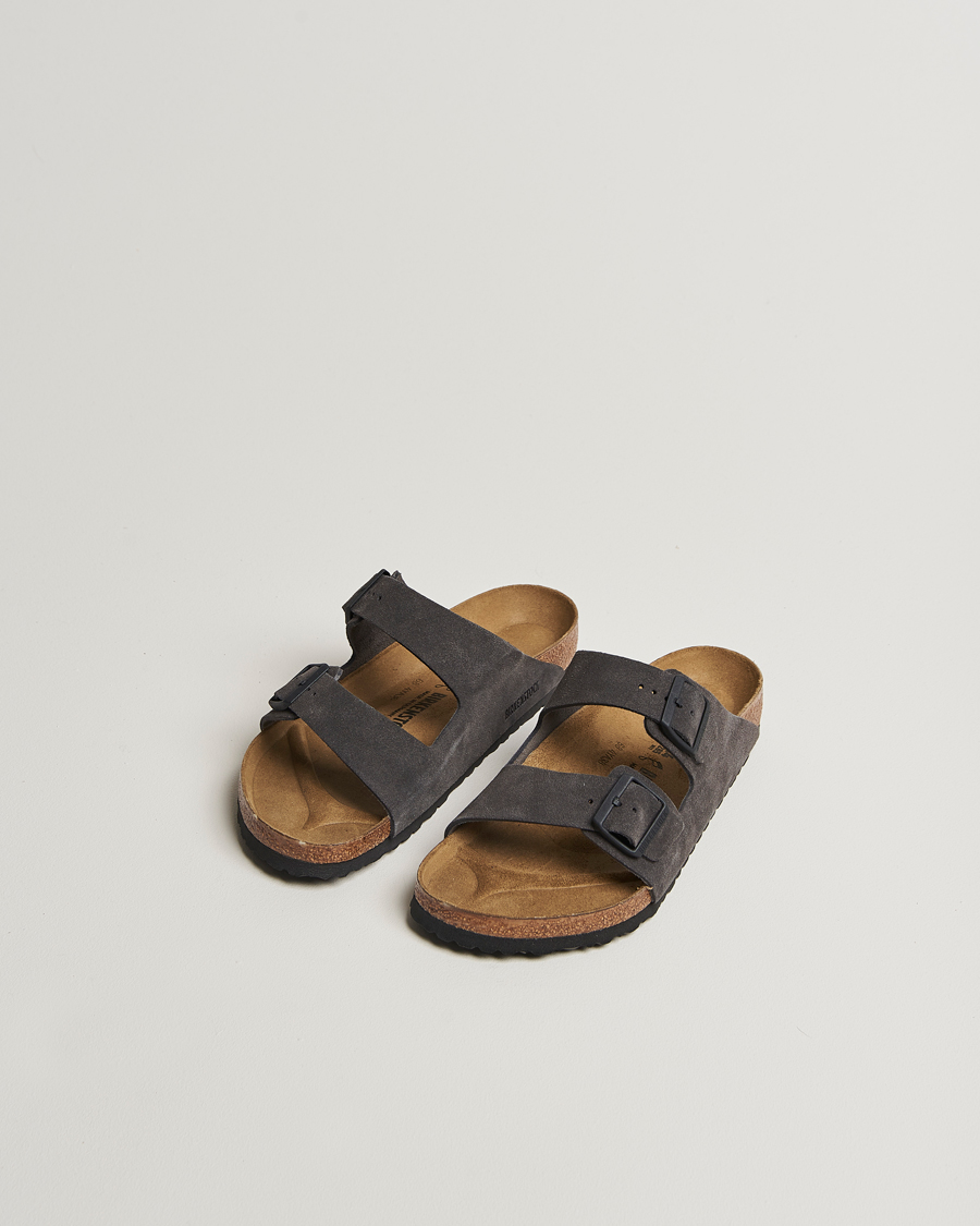 Herr | BIRKENSTOCK Arizona Classic Footbed Velvet Grey Suede | BIRKENSTOCK | Arizona Classic Footbed Velvet Grey Suede