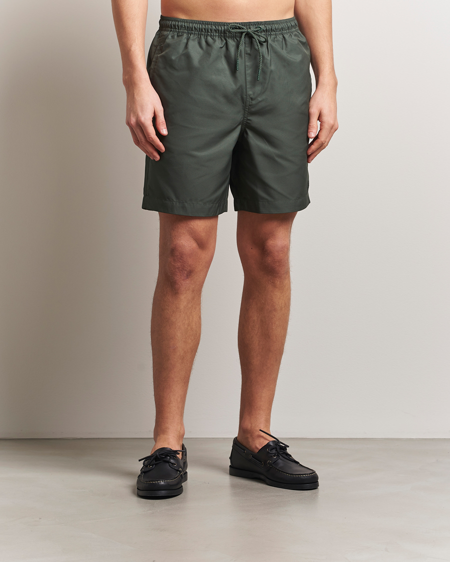 Herr | Badbyxor | Fred Perry | Classic Swimshorts Court Green