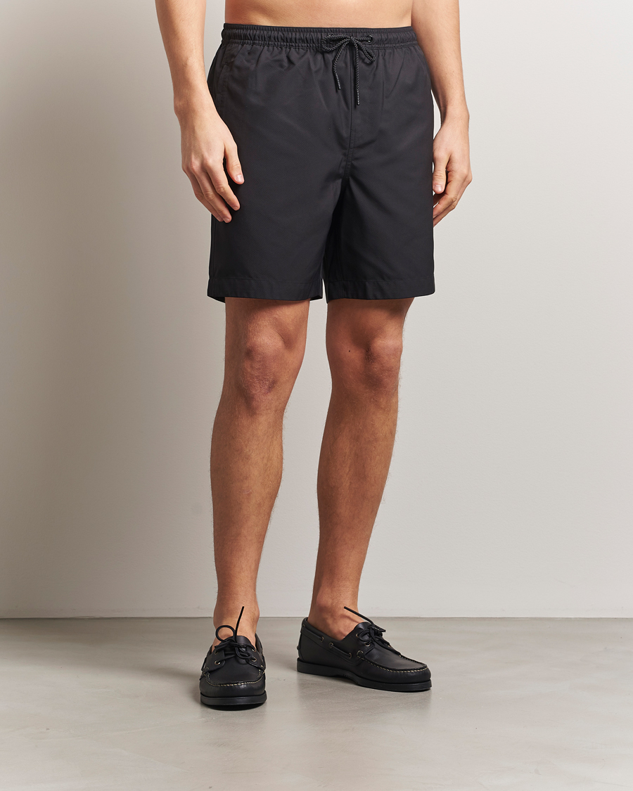 Herr | Badbyxor | Fred Perry | Classic Swimshorts Black