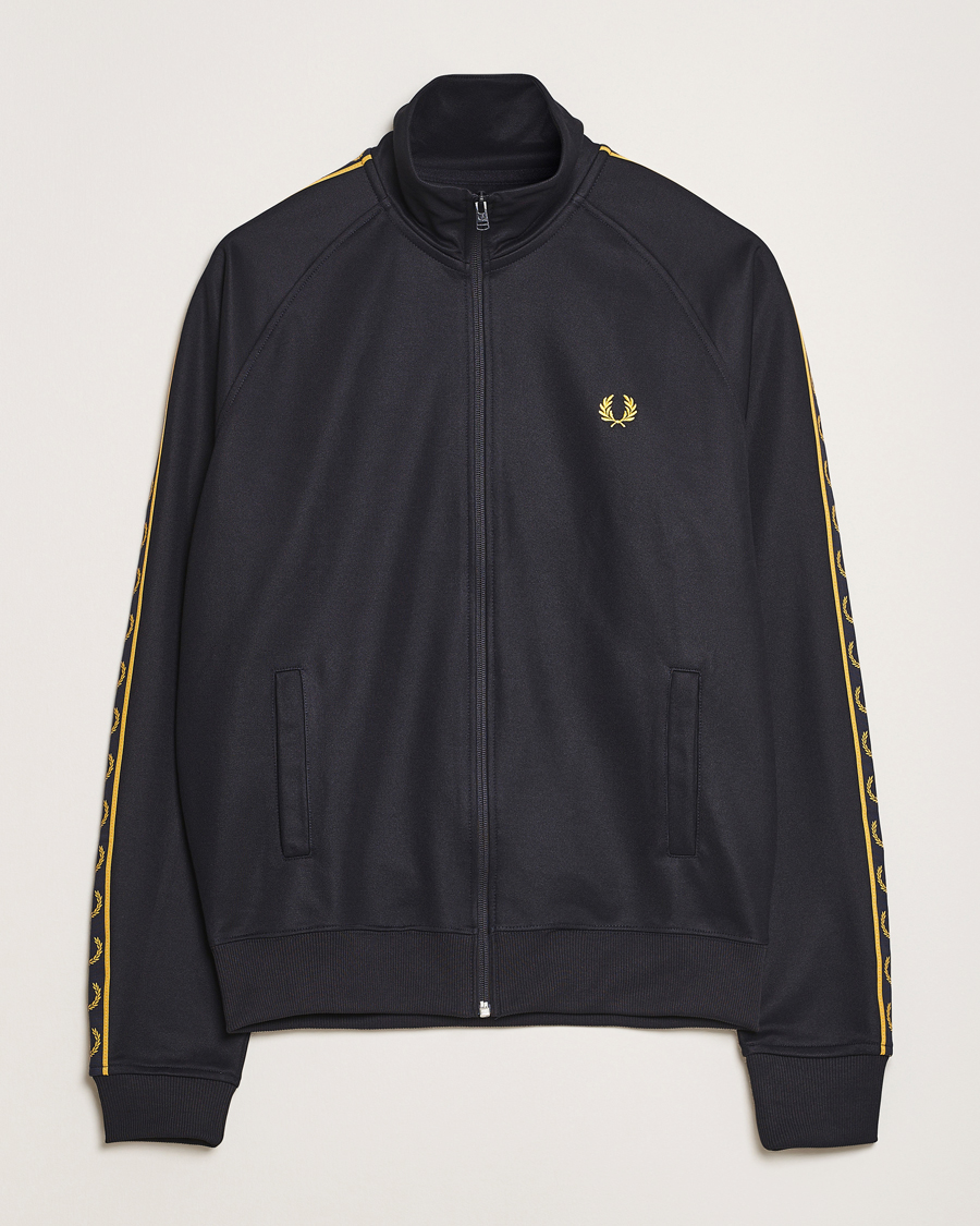 Herr | Tröjor | Fred Perry | Taped Track Jacket Navy
