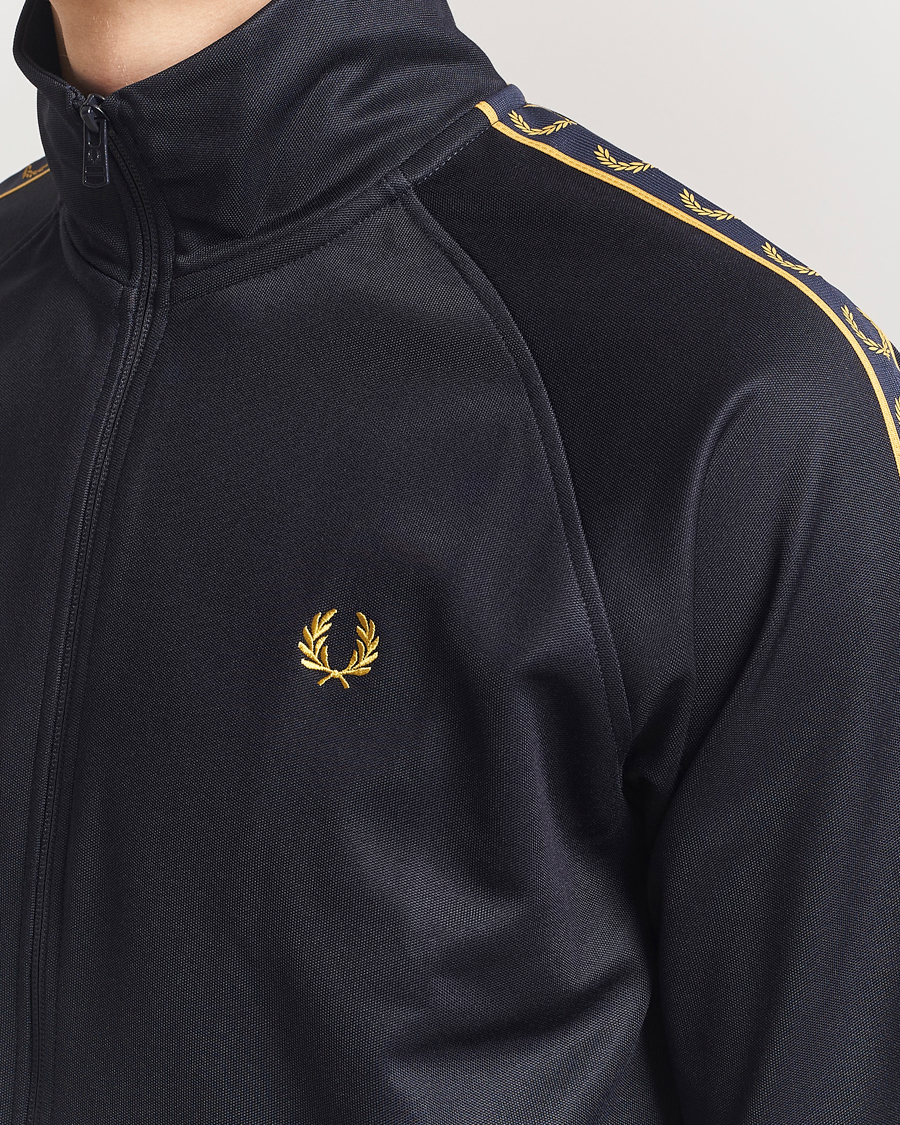 Herr | Tröjor | Fred Perry | Taped Track Jacket Navy